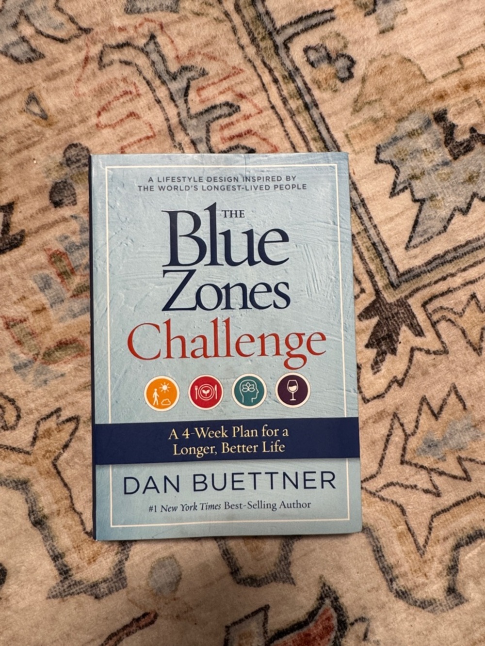 The Blue Zones Challenge by - Light Blue Cover
